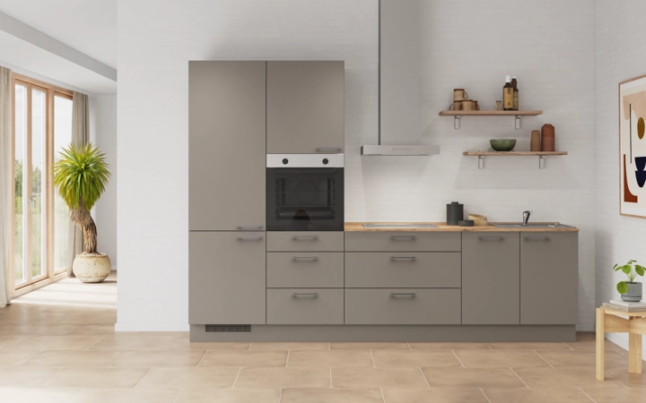 möbelnavi Küchen-Zeile 300 cm mit E-Geräten Planung 9 0