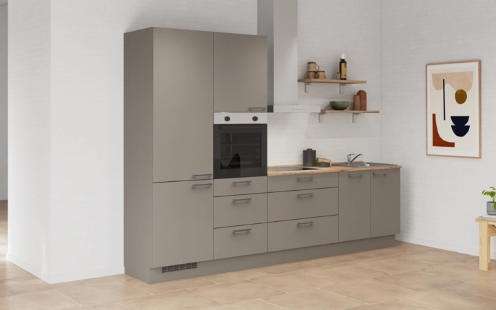 möbelnavi Küchen-Zeile 300 cm mit E-Geräten Planung 9 1