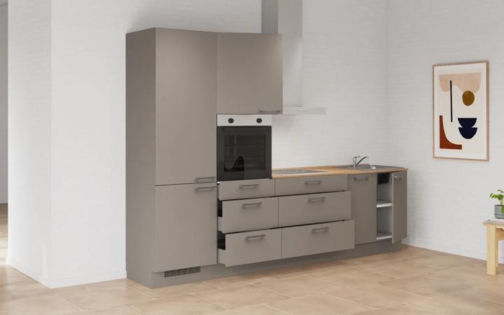 möbelnavi Küchen-Zeile 300 cm mit E-Geräten Planung 9 4