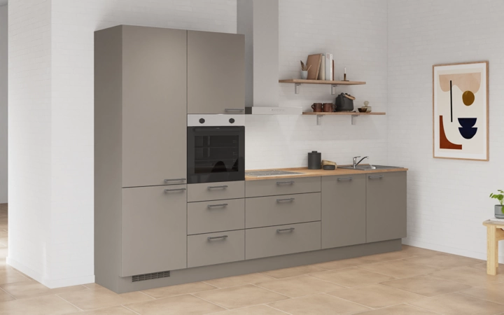 möbelnavi Küchen-Zeile 330 cm mit E-Geräten Planung 9 1