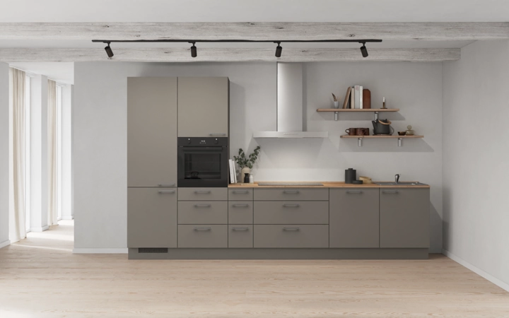 möbelnavi Küchen-Zeile 360 cm mit E-Geräten Planung 9 0