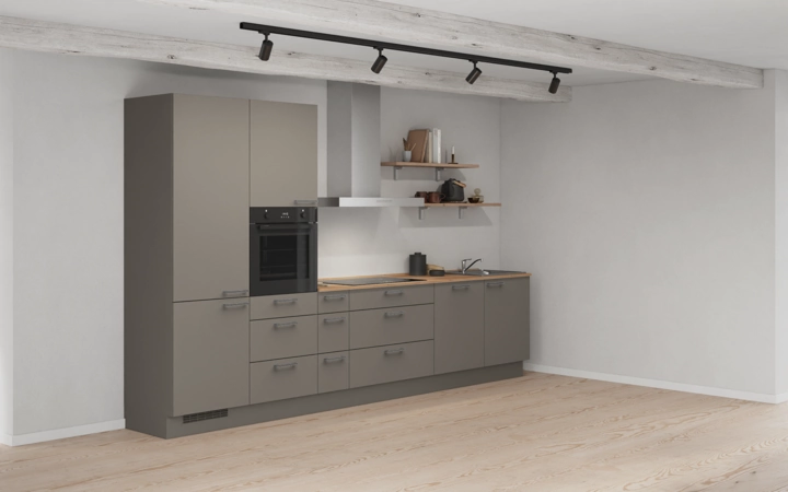 möbelnavi Küchen-Zeile 360 cm mit E-Geräten Planung 9 1