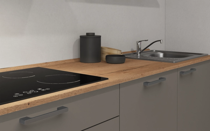 möbelnavi Küchen-Zeile 360 cm mit E-Geräten Planung 9 3