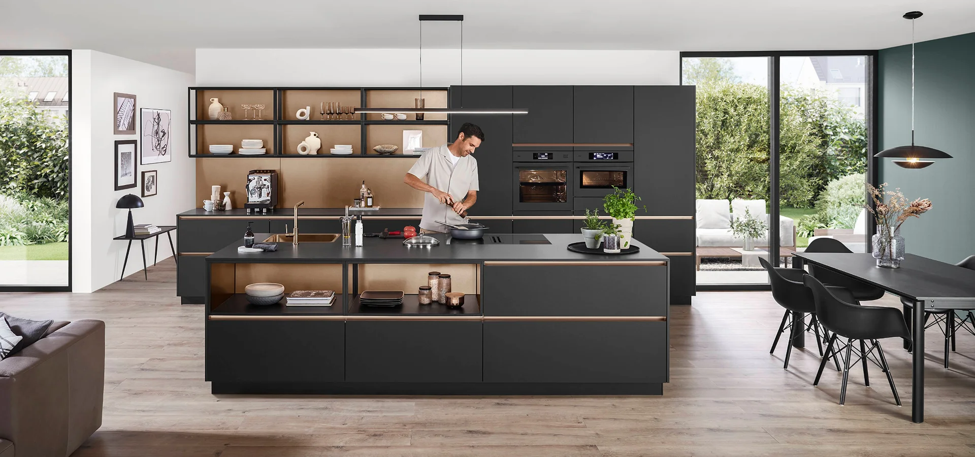 Schwarze Küchen - zeitloses Design Schwarze Küchen - zeitloses Design