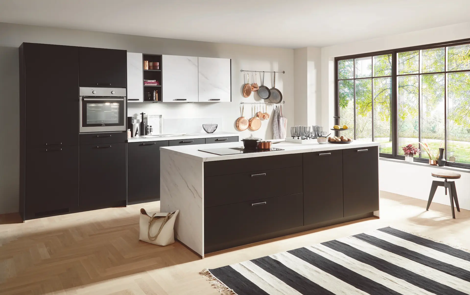 Zweifarbige Küc Zweifarbige Küc