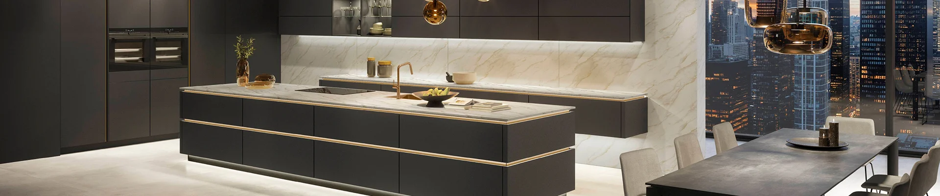 Large Kitchen World By Black Color Image Large Kitchen World By Black Color Image